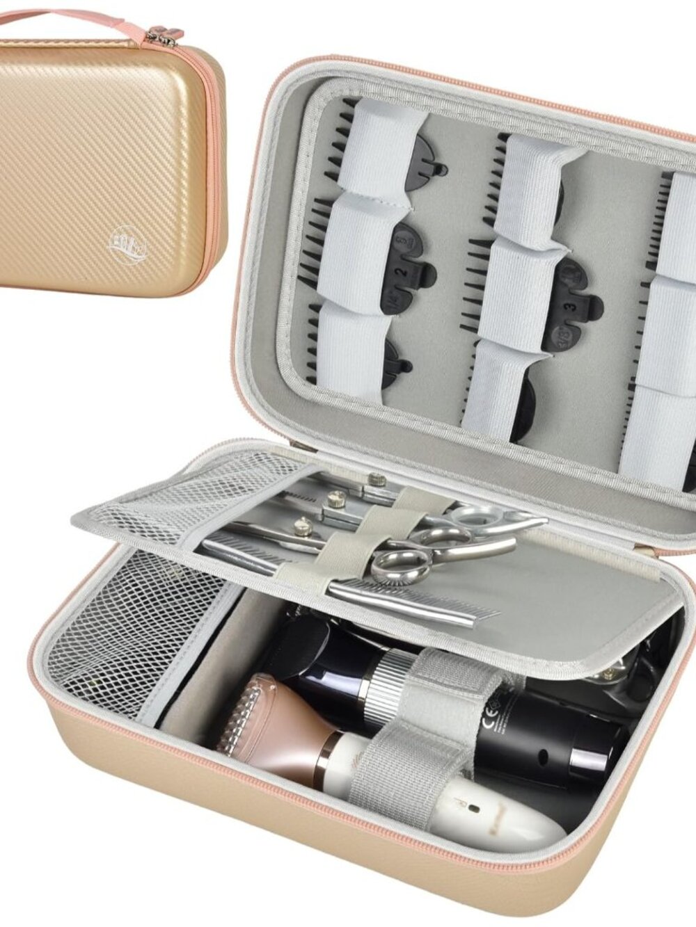 Barber Accessories Bag for Clippers and Supplies, Hair Clipper Box